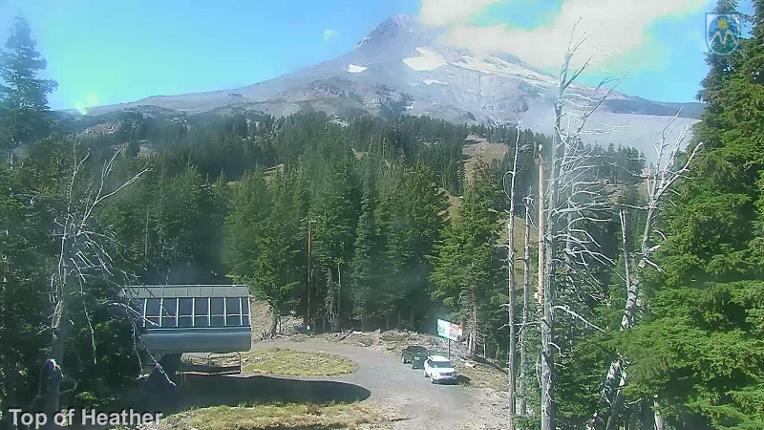Webcam Mount Hood Meadows: Top of Heather