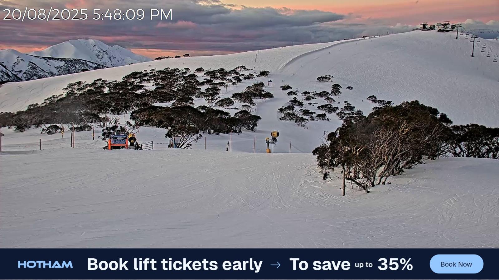 Webcam Mount Hotham: Skating Rink