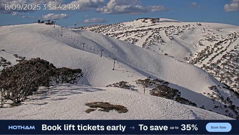 Webcam Mount Hotham: Skating Rink