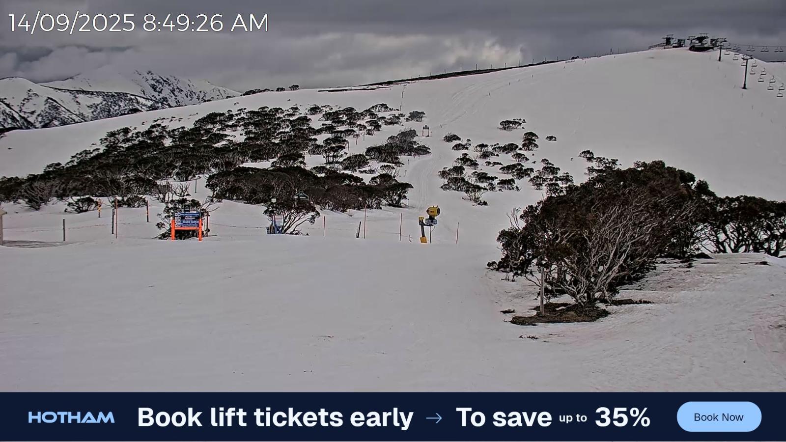 Webcam Mount Hotham: Skating Rink