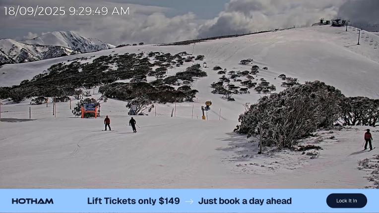 Webcam Mount Hotham: Skating Rink