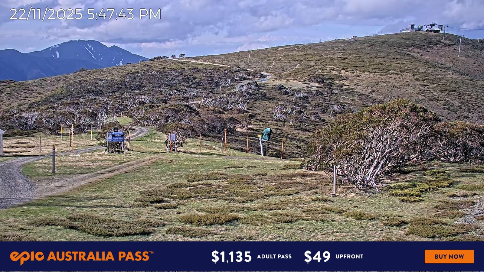 Webcam Mount Hotham: Skating Rink