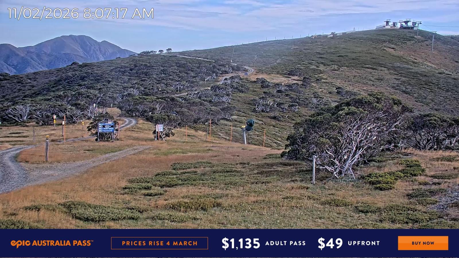 Webcam Mount Hotham: Skating Rink