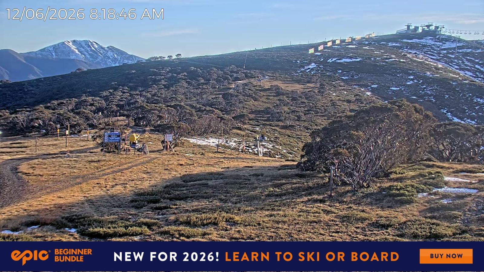 Webcam Mount Hotham: Skating Rink