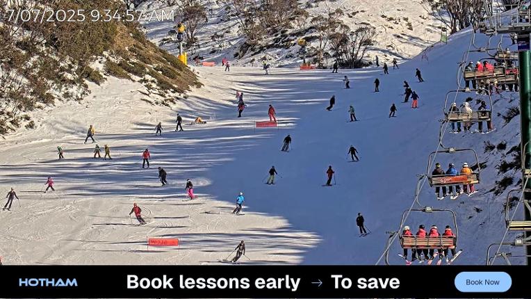 Webcam Mount Hotham: Slalom Gully