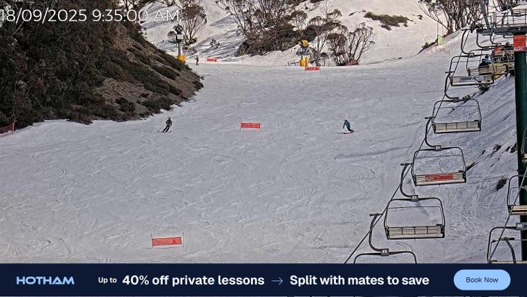 Webcam Mount Hotham: Slalom Gully