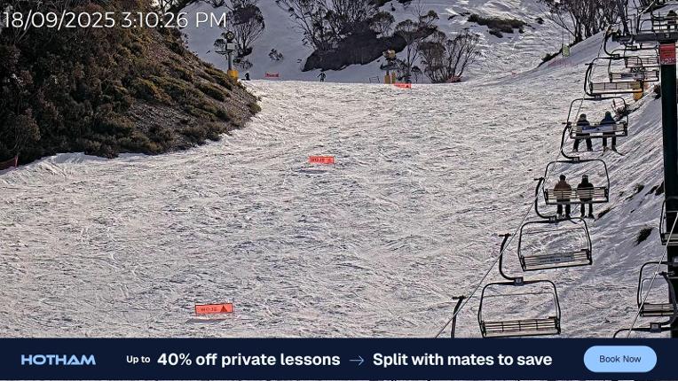 Webcam Mount Hotham: Slalom Gully