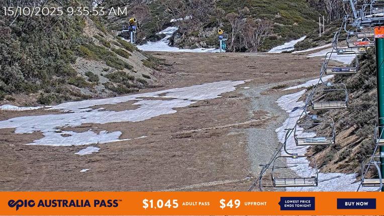 Webcam Mount Hotham: Slalom Gully