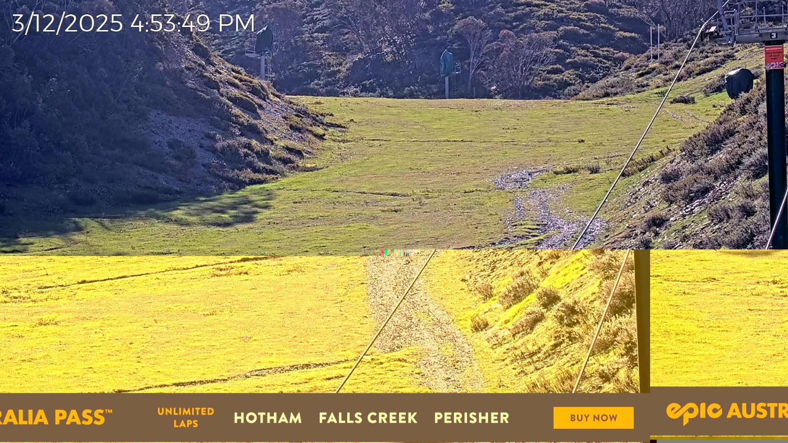 Webcam Mount Hotham: Slalom Gully