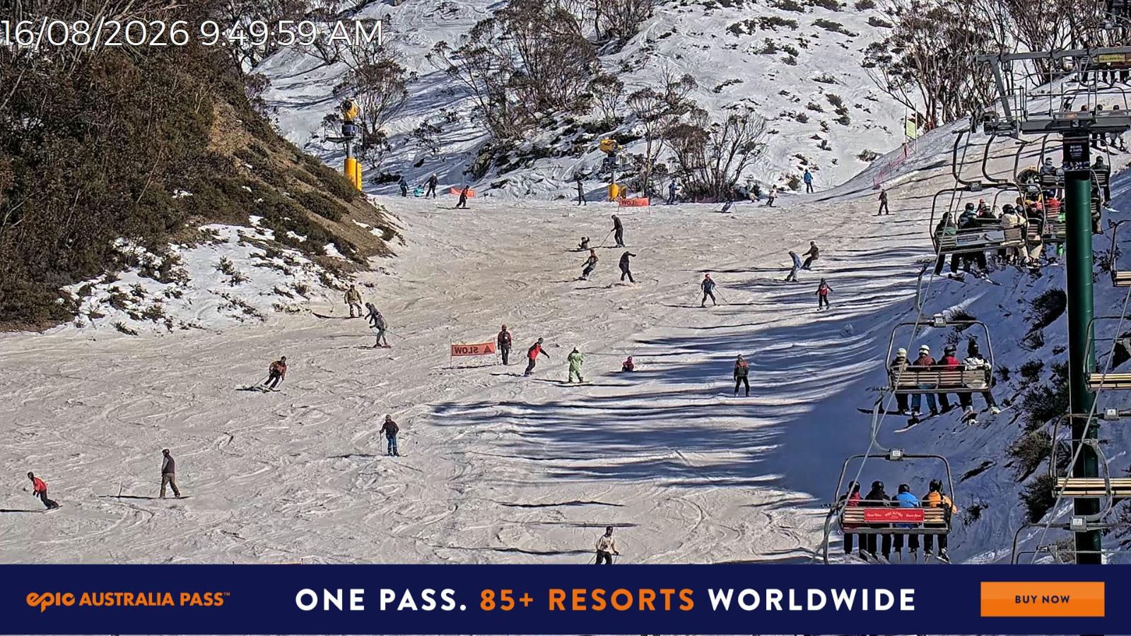 Webcam Mount Hotham: Slalom Gully