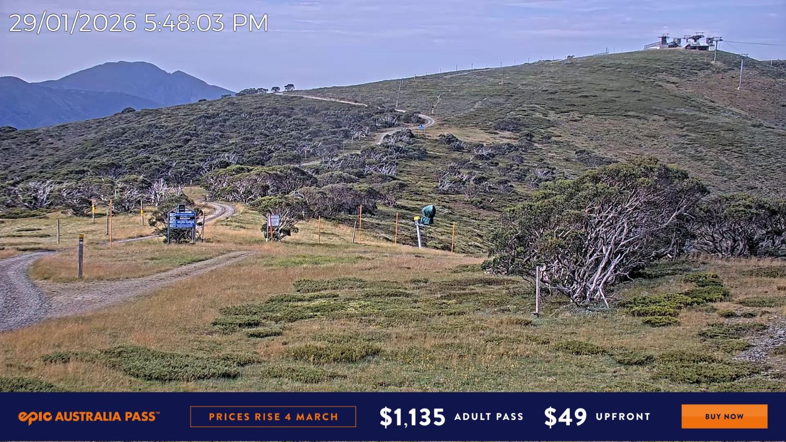 Webcam Mount Hotham: Upper Image