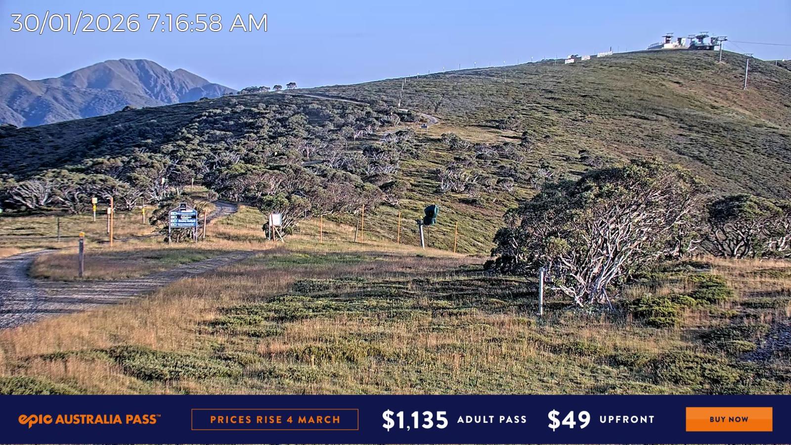 Webcam Mount Hotham: Upper Image