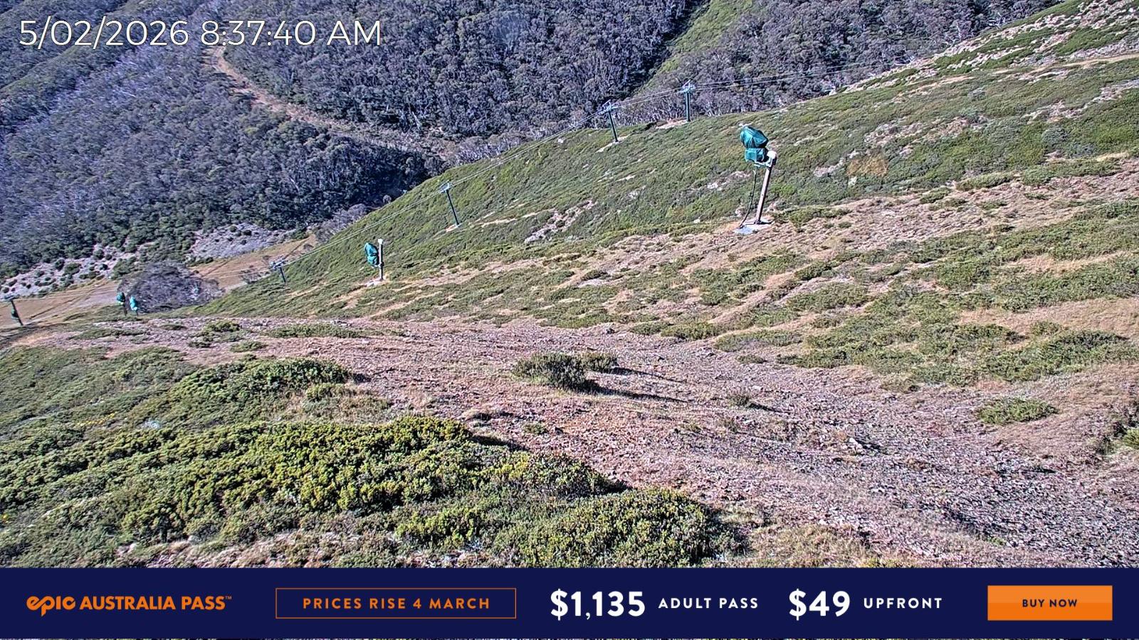 Webcam Mount Hotham: Upper Image