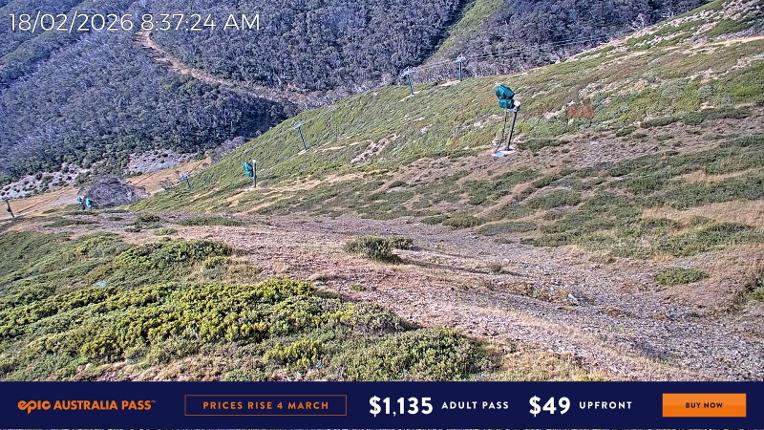 Webcam Mount Hotham: Upper Image