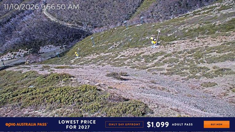 Webcam Mount Hotham: Upper Image