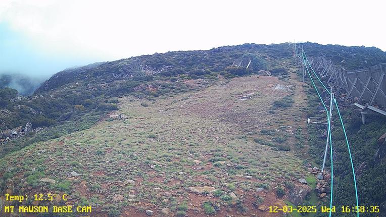 Webcam Mount Mawson: Base cam