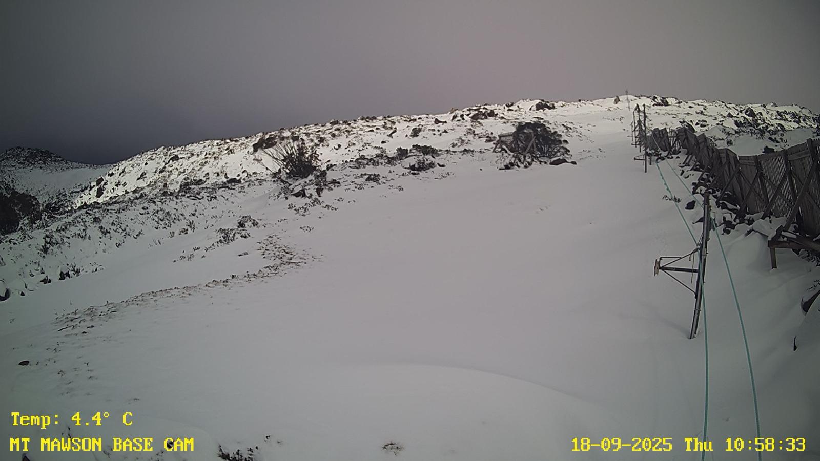 Webcam Mount Mawson: Base cam