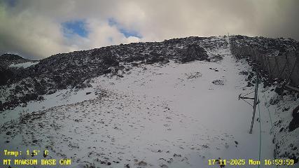 Mount Mawson: Base cam (mtmawson.info)
