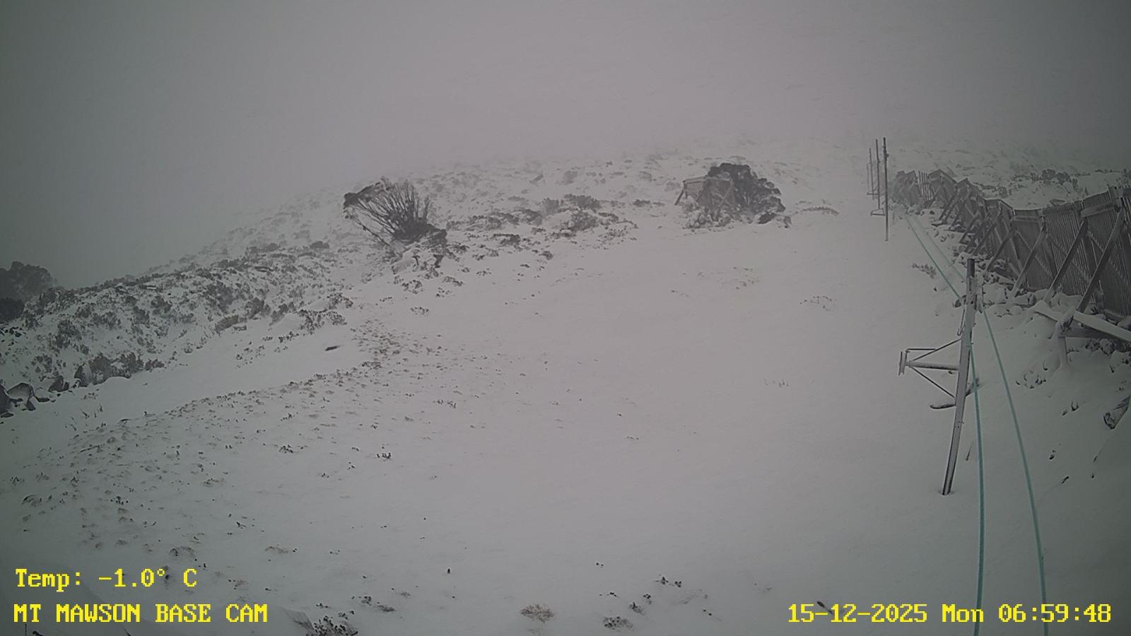 Webcam Mount Mawson: Base cam