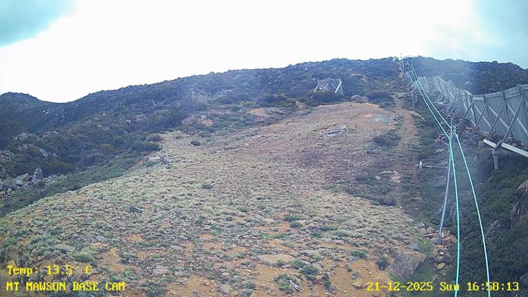 Webcam Mount Mawson: Base cam