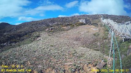 Mount Mawson: Base cam (mtmawson.info)