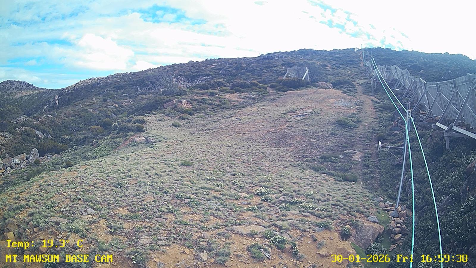 Webcam Mount Mawson: Base cam