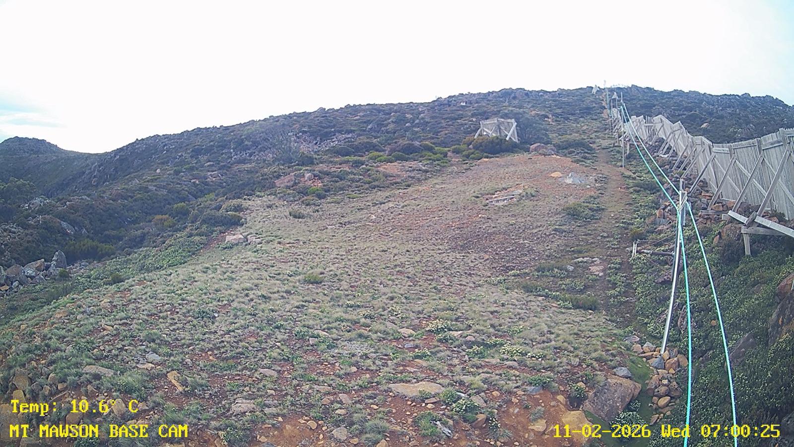 Webcam Mount Mawson: Base cam