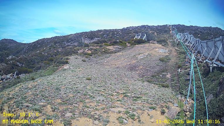 Webcam Mount Mawson: Base cam