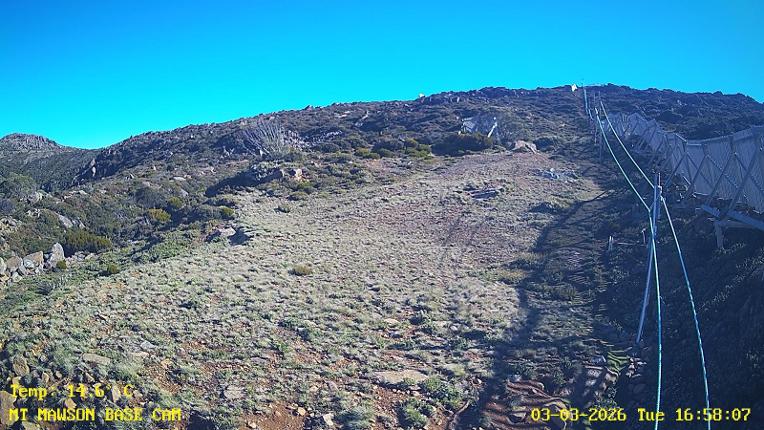 Webcam Mount Mawson: Base cam