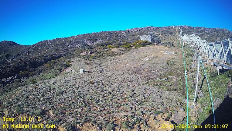 Webcam Mount Mawson: Base cam