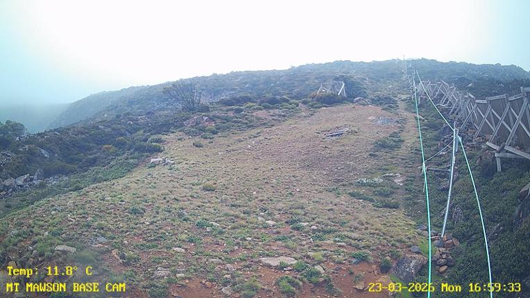 Webcam Mount Mawson: Base cam
