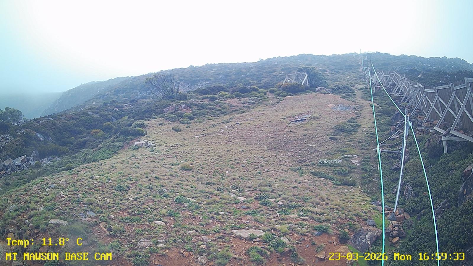 Webcam Mount Mawson: Base cam