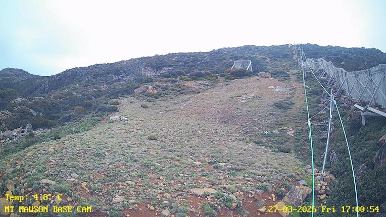 Webcam Mount Mawson: Base cam