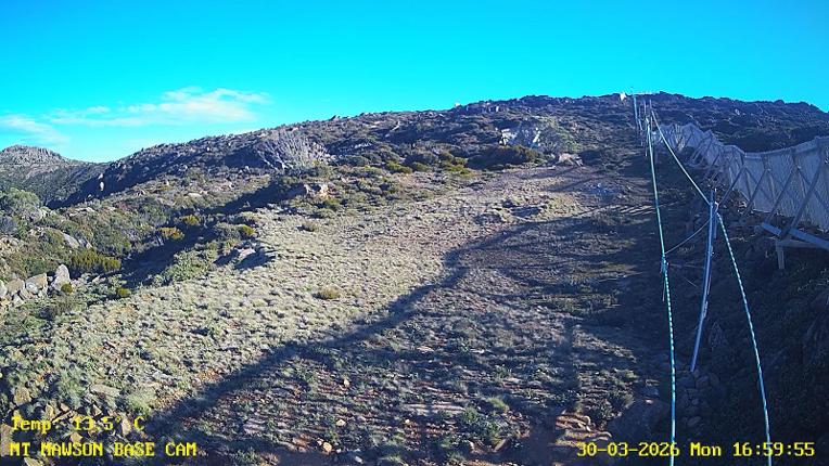 Webcam Mount Mawson: Base cam