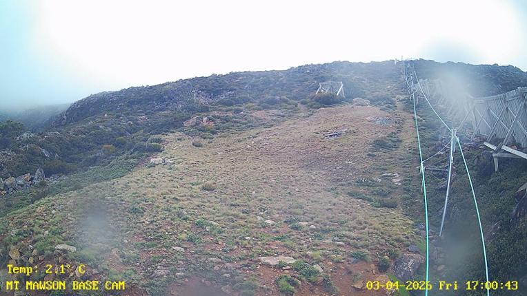 Webcam Mount Mawson: Base cam