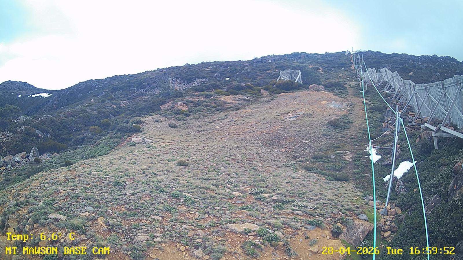 Webcam Mount Mawson: Base cam