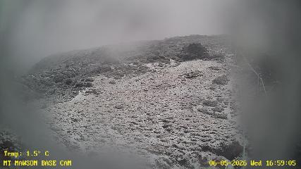 Mount Mawson: Base cam (mtmawson.info)