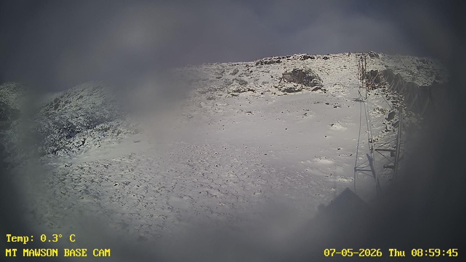 Webcam Mount Mawson: Base cam