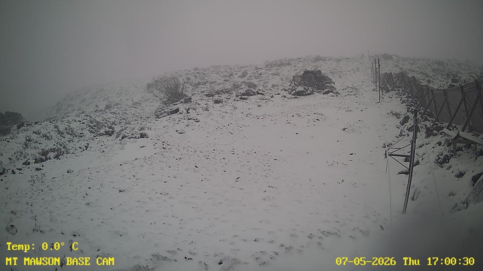 Webcam Mount Mawson: Base cam