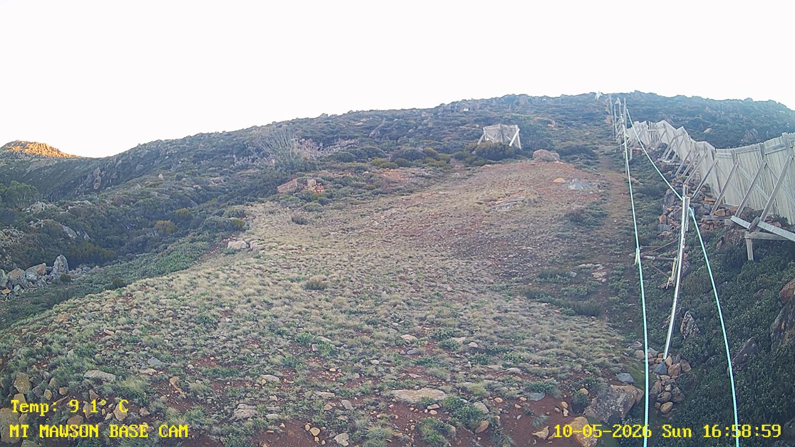 Webcam Mount Mawson: Base cam