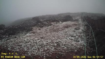 Mount Mawson: Base cam (mtmawson.info)