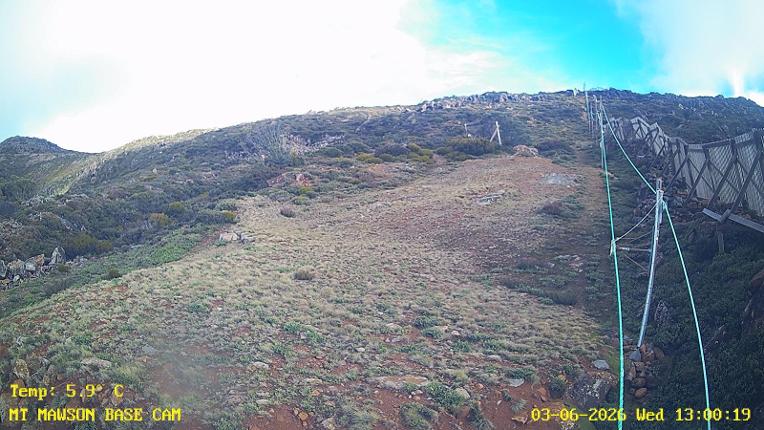 Webcam Mount Mawson: Base cam