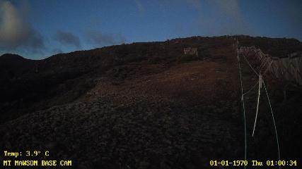 Mount Mawson: Base cam (mtmawson.info)
