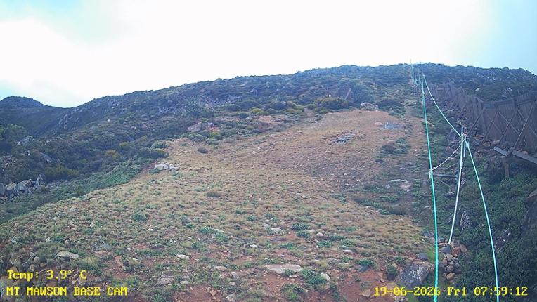 Webcam Mount Mawson: Base cam