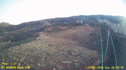 Mount Mawson: Base cam (mtmawson.info)