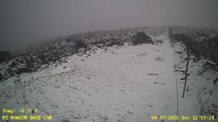 Mount Mawson: Base cam (mtmawson.info)