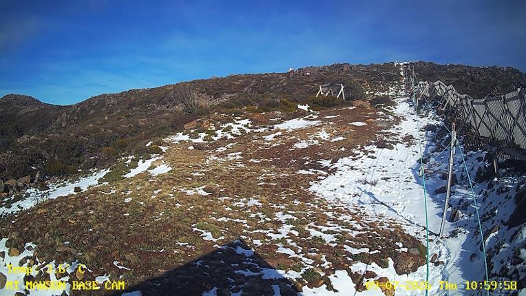 Webcam Mount Mawson: Base cam