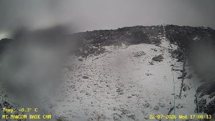 Mount Mawson: Base cam (mtmawson.info)