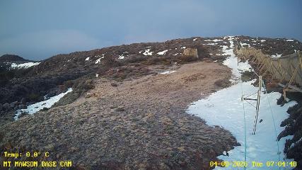 Mount Mawson: Base cam (mtmawson.info)