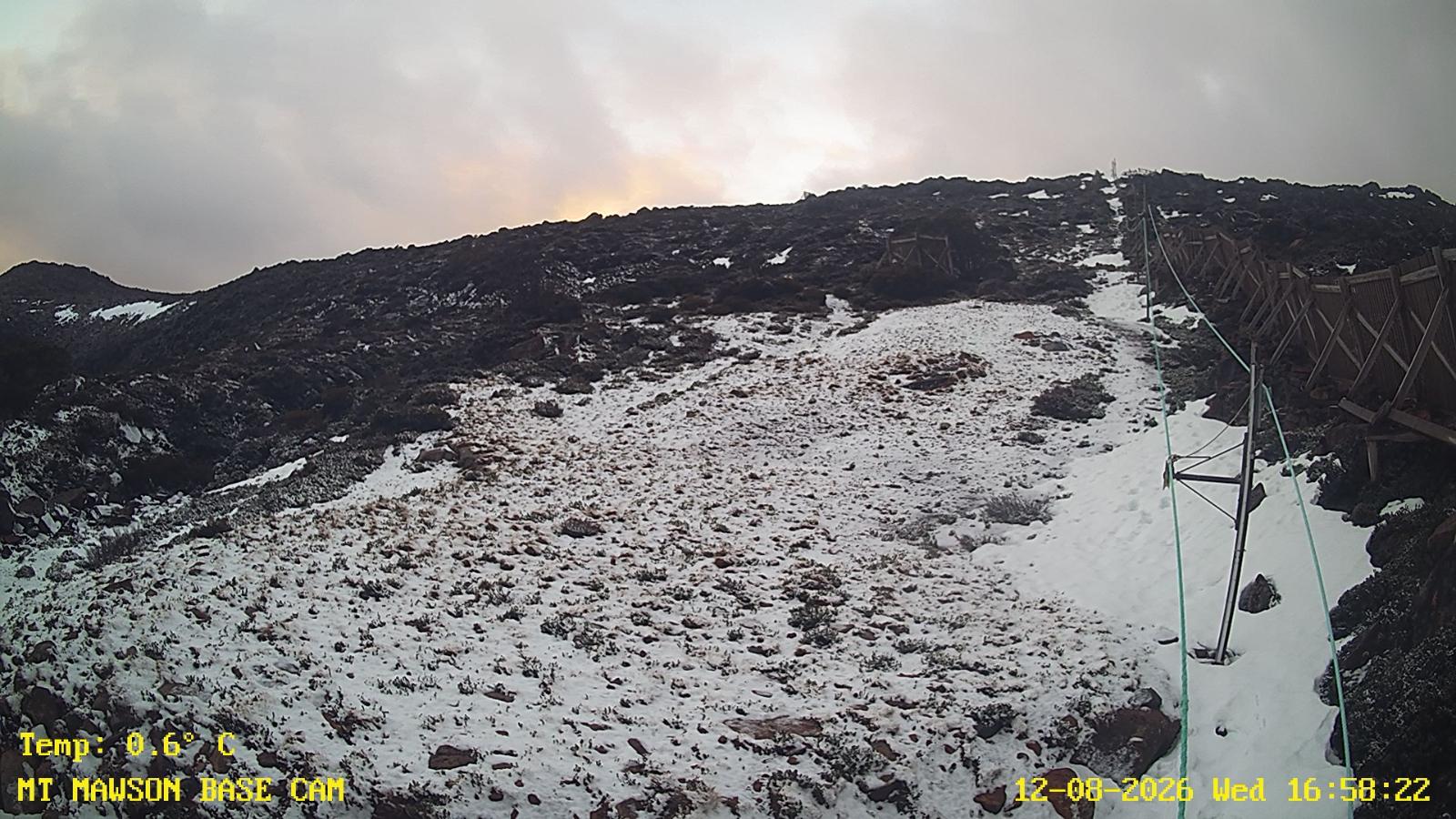 Webcam Mount Mawson: Base cam